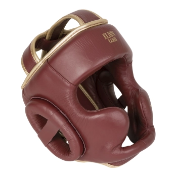 Boxing headgear ELION Paris Vintage Bordeaux leather