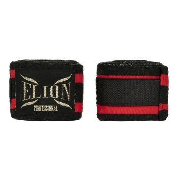 Boxing handwraps ELION 4.5m Black/Red