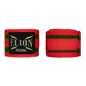 Boxing handwraps ELION 4.5m Red/Green