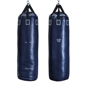 Elion Leather Collection Paris Punching Bag - 1m35 - 45kg - Navy Blue