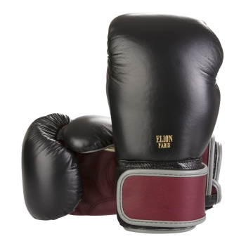 Boxing gloves ELION Paris Collection - Black/Bordeaux/Grey