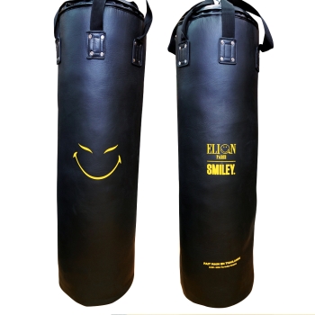 Punch Bag ELION Paris X SMILEY® 50th Anniversary Limited Edition 1m30 - 45kg - Black Leather
