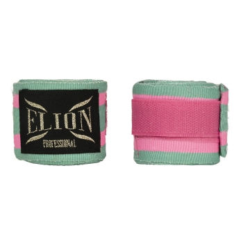 Boxing handwraps ELION 4.5m Turquoise/Pink