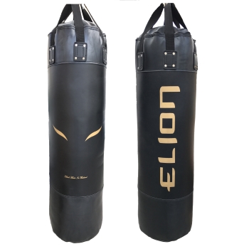 ELION Skintex Punching Bag - 1m30 - 45Kg - Matte Black/Gold