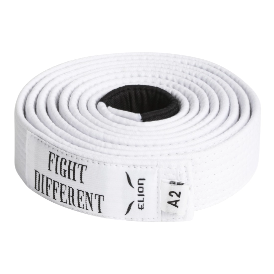 BJJ BELT ELION COMPETITOR LIGHT White