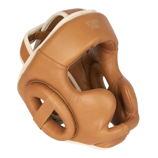 Boxing headgear ELION Paris Vintage Brown Leather