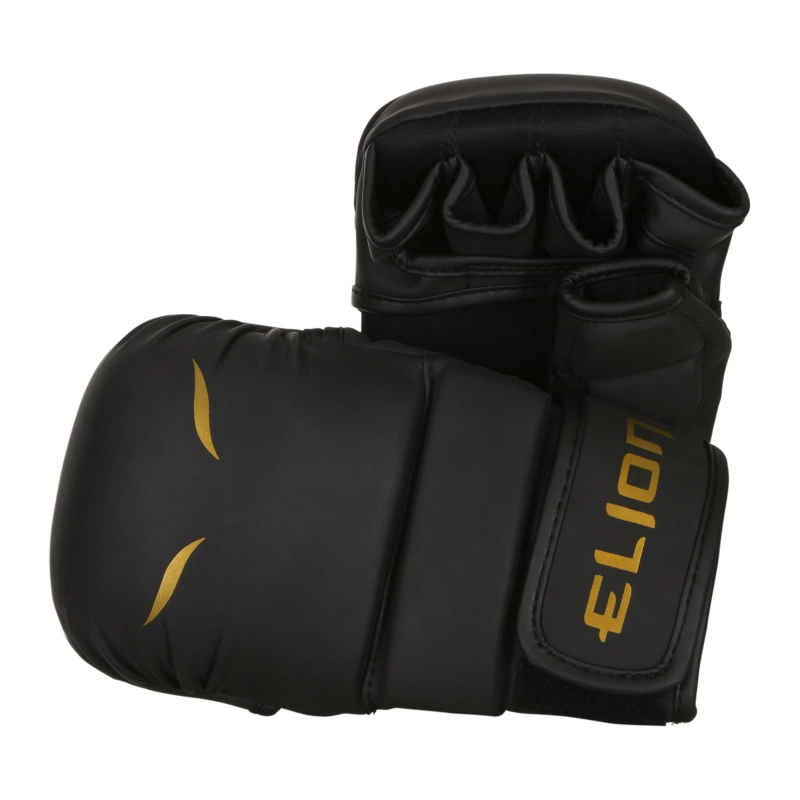 Gants MMA ELION Sparring - Mat-Black CUIR 