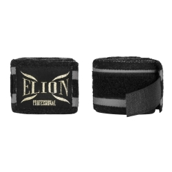 Boxing handwraps  ELION 4.5m Grey/Black